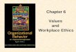 Chapter 6 Values and Workplace Ethics.  Describe how organizations foster unethical business  Explain how organizations can promote ethical behavior