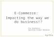 E-Commerce: Impacting the way we do business!? Kip Pendleton AgriStar Global Networks