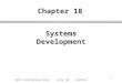 2010 Foster Business School Acctg. 320 L.DuCharme Chapter 18 Systems Development 1