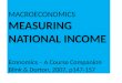 MACROECONOMICS MEASURING NATIONAL INCOME Economics – A Course Companion Blink & Dorton, 2007, p147-157