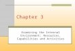 Chapter 3 Examining the Internal Environment: Resources, Capabilities and Activities