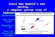Since New Madrid's not moving... A complex system view of midcontinental seismicity and hazards Seth Stein Northwestern Eric Calais Purdue Qingsong Li
