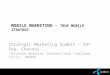 MOBILE MARKETING – TRUE MOBILE STRATEGY. Strategic Marketing Summit – 24 th Sep- Chennai -Shivkumar Mudaliar- Business head –Tamilnadu Circle - UNINOR