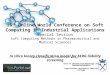16 th Online World Conference on Soft Computing in Industrial Applications Special Session Soft Computing Methods in Pharmaceutical and Medical Sciences