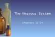 The Nervous System Chapters 11-14. Unit Objectives List the organs and divisions of the nervous system & describe the generalized functions of the system