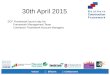 Valued Efficient Collaborative 30th April 2015 SCF Framework launch day for: –Framework Management Team –Contractor Framework Account Managers