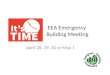 EEA Emergency Building Meeting April 28, 29, 30 or May 1