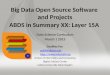 Big Data Open Source Software and Projects ABDS in Summary XX: Layer 15A Data Science Curriculum March 1 2015 Geoffrey Fox gcf@indiana.edu 