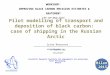 Pilot modelling of transport and deposition of black carbon: case of shipping in the Russian Arctic Irina Morozova Head of Department for modelling transboundary