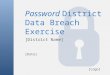 Password District Data Breach Exercise [District Name] [Date] [Logo]