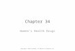 Chapter 34 Women’s Health Drugs Copyright © 2014 by Mosby, an imprint of Elsevier Inc