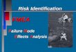 Failure Mode Effects Analysis Effects Analysis Risk Identification FMEA Risk Identification FMEA