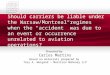 Should carriers be liable under the Warsaw/Montreal regimes when the “accident” was due to an event or occurrence unrelated to aviation operations? Presented