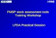 LFDA Practical Session FMSP stock assessment tools Training Workshop