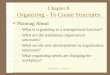 Schermerhorn - Chapter 81 Chapter 8 Organizing - To Create Structures 4 Planning Ahead –What is organizing as a management function? –What are the traditional