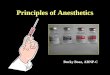 Principles of Anesthetics Bucky Boaz, ARNP-C. Background  Carl Koller 1884 Freud colleague Eye surgery