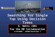 Searching for Single Top Using Decision Trees G. Watts (UW) For the DØ Collaboration 5/13/2005 – APSNW Particles I