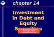 1 Investment in Debt and Equity Securities An electronic presentation by Douglas Cloud by Douglas Cloud Pepperdine University Pepperdine University An