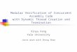 Modular Verification of Concurrent Assembly Code with Dynamic Thread Creation and Termination Xinyu Feng Yale University Joint work with Zhong Shao