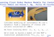 Learning First Order Markov Models for Control Pieter Abbeel and Andrew Y. Ng, Poster 48 Tuesday Consider modeling an autonomous RC-car’s dynamics from