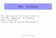 Internet Technologies1 XML Schema The main source for these slides is “The XML Companion” by Bradley Other resources: