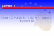 CARDIOVASCULAR CONTROL DURING EXERCISE C HAPTER 7