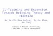 Co-Training and Expansion: Towards Bridging Theory and Practice Maria-Florina Balcan, Avrim Blum, Ke Yang Carnegie Mellon University, Computer Science