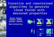 Iterative and constrained algorithms to generate cloud fields with measured properties Victor Venema Clemens Simmer Susanne Crewell Bonn University 1 1.5
