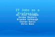 IT Jobs as a Profession By: Alex Talampas Jordan Boshers Brandon Ashbaugh Steven Davis Chris Boos
