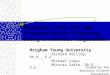 Regional Land-Use and Transportation Planning Using a Genetic Algorithm Brigham Young University Richard Balling, Ph.D., P.E. Michael Lowry Mitsuru Saito,