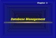 Database Management Chapter 4. Data Elements Payroll fileRemunerations Employee database Employee record1 Name SSN Salary Employee record2 Name SSN