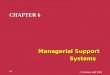 © Prentice Hall 2002 6.1 CHAPTER 6 Managerial Support Systems