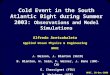 WHOI, 20-Dec-2006 Cold Event in the South Atlantic Bight during Summer 2003: Observations and Model Simulations Alfredo Aretxabaleta Applied Ocean Physics