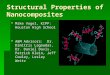 Structural Properties of Nanocomposites  Mike Vogel, KIPP: Houston High School  A&M Advisors: Dr. Dimitris Lagoudas, Dr. Daniel Davis, Patrick Klein,