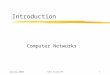 Spring 2000John Kristoff1 Introduction Computer Networks