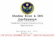 Shadow Rose & DHS Conference Joint Civilian – Federal/State/County/City Operations Dave Warner, M.D., Ph.D. MindTel, LLC. FOR OFFICIAL GOVERNMENT USE ONLY