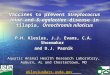 Vaccines to prevent Streptococcus iniae and S. agalactiae disease in tilapia, Oreochromis niloticus P.H. Klesius, J.J. Evans, C.A. Shoemaker and D.J. Pasnik