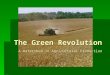 The Green Revolution A Watershed in Agricultural Production