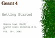 Makoto Asai (SLAC) Geant4 Users Workshop @ SLAC Feb. 18 th, 2002 Getting Started