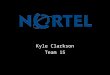 Kyle Clarkson Team 15. Nortel is a recognized leader in delivering communications capabilities that enhance the human experience, ignite and power global