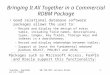 Tuesday, September 14, 1999 90-728 MIS Lecture Notes1 Bringing It All Together in a Commercial RDBM Package Good relational database software packages