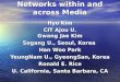 Networks within and across Media Hyo Kim CIT Ajou U. Gwang Jae Kim Sogang U., Seoul, Korea Han Woo Park YeungNam U., GyeongSan, Korea Ronald E. Rice U