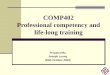 COMP402 Professional competency and life-long training Prepared By Joseph Leung (18th October 2003)