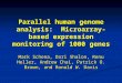 Parallel human genome analysis: Microarray-based expression monitoring of 1000 genes Mark Schena, Dari Shalon, Renu Heller, Andrew Chai, Patrick O. Brown,