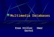 Multimedia Databases Eran StillerOmer Gertel. Eran Stiller Omer GertelMultimedia Databases2 In this presentation … Introduction What is a Multimedia Database?