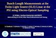 Bunch Length Measurements at the Swiss Light Source (SLS) Linac at the PSI using Electro-Optical Sampling A.Winter, Aachen University and DESY Miniworkshop