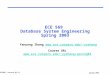 Spring 2003 ECE569 Lecture 04-2.1 ECE 569 Database System Engineering Spring 2003 Yanyong Zhang yyzhangyyzhang