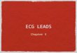 ECG LEADS Chapter 3. introduction The heart produces electrical currents The body acts as a conductor of electricity