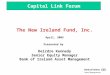 The New Ireland Fund, Inc. April, 2005 Presented by Deirdre Kennedy Senior Equity Manager Bank of Ireland Asset Management Capital Link Forum