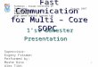 Fast Communication for Multi – Core SOPC Technion – Israel Institute of Technology Department of Electrical Engineering High Speed Digital Systems Lab